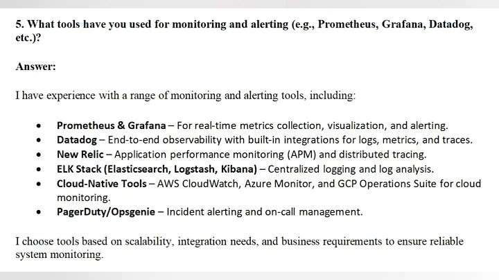 sre interview questions and answers | sre interview questions and answers for experienced