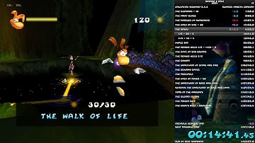 Rayman 2 (PS1) 100% Speedrun in 1:52:47