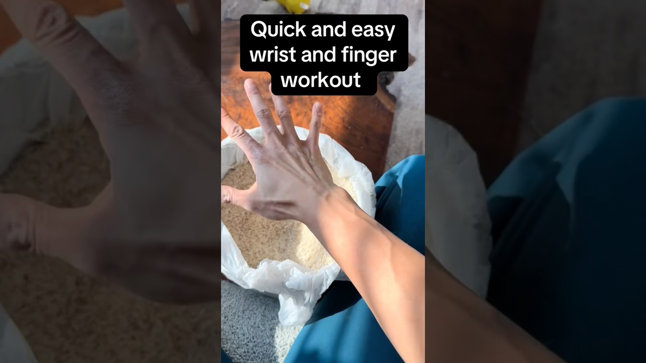Quick workout for a strong hand and wrist!