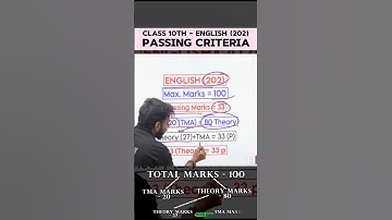 NIOS Class 10th English (202) Passing Criteria #publicexams #nios