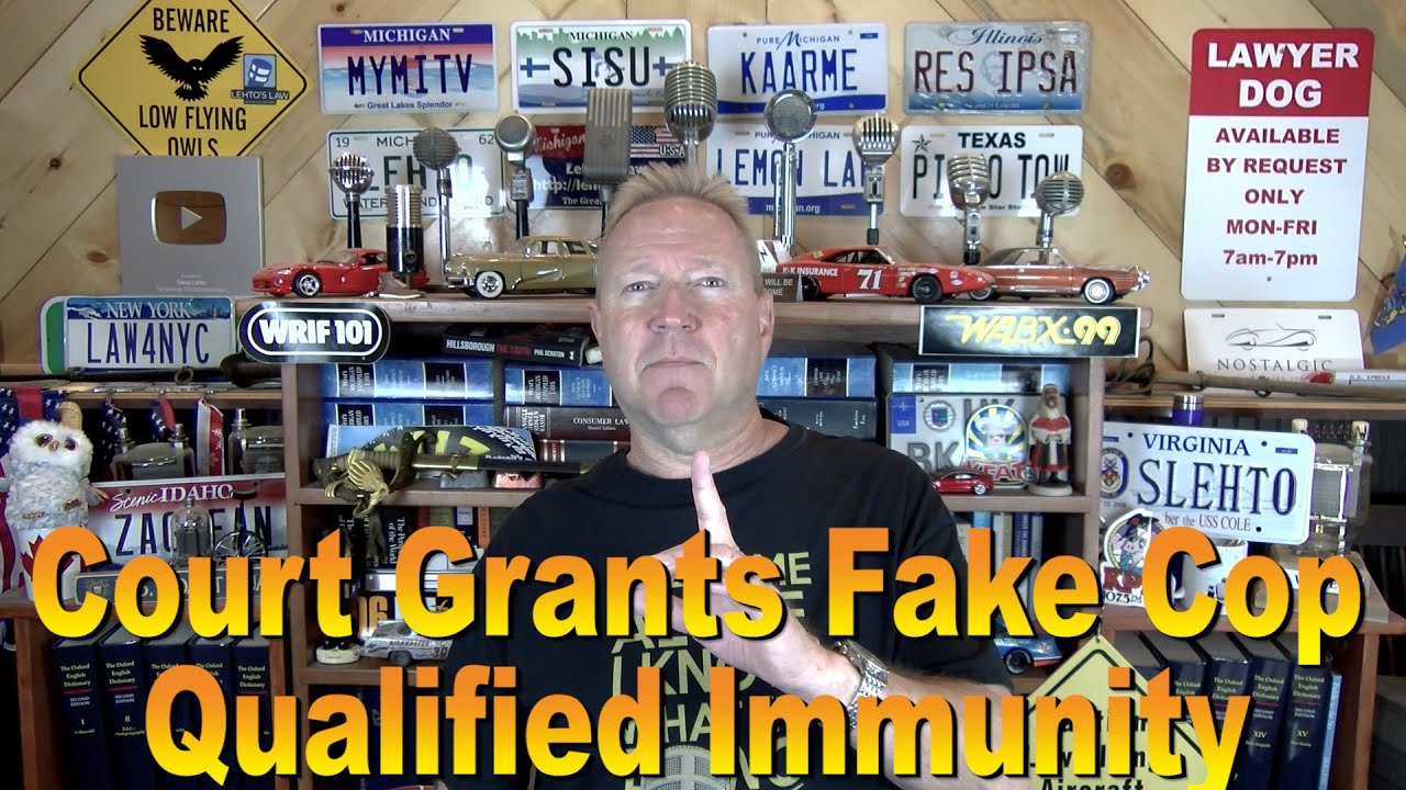 Суд предоставил фальшивому полицейскому иммунитет