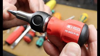 The only good stubby is a ratcheting stubby. Is the PB Swiss Stubby Ratcheting Screwdriver the best?