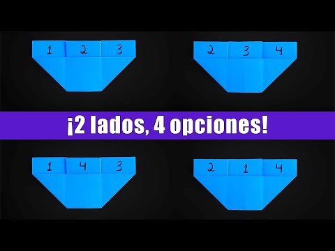 Tarjeta de Números Mágicos de Origami 🤯 | 2 Lados, 4 Posibilidades – Tutorial Paso a Paso