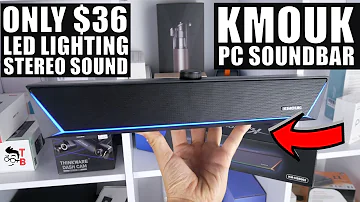 KMOUK KM-HSB002 REVIEW: Bluetooth Gaming Soundbar Only $36!