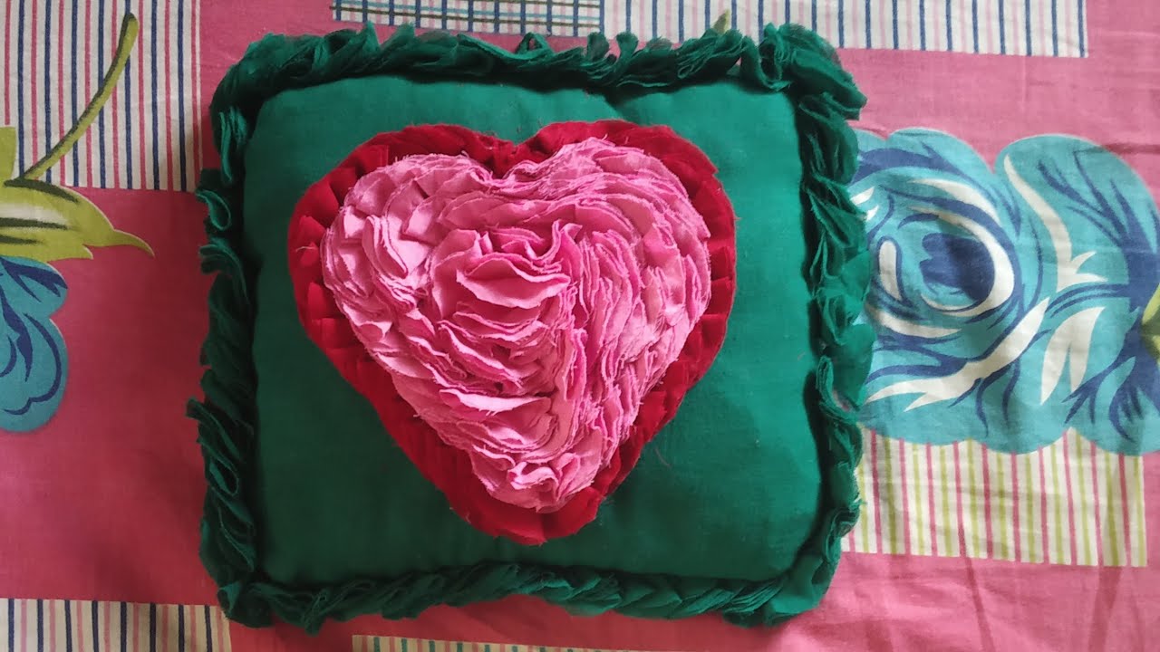 DIY The best out of waste clothes / How to make pillow with waste