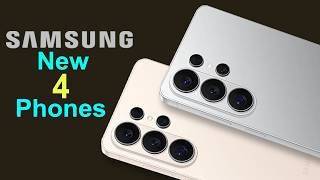 4 new Samsung phones