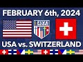 U18 FIVE NATIONS HIGHLIGHTS: USA vs. Switzerland (2/6/24)