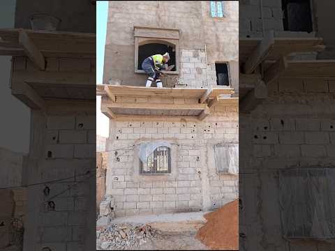 تعلم تلبيس و عمل درساج واجهة المنزل عمل درساج اعمال البناء المغرب العقار الحرفيين الوظيفة