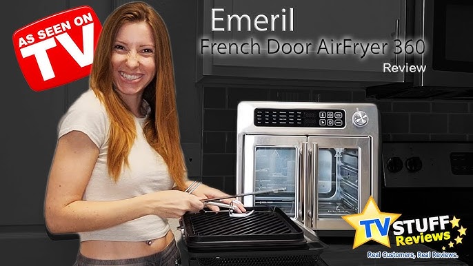 New Emeril Lagasse French Door Dual Air Fryer Oven EFDDZ