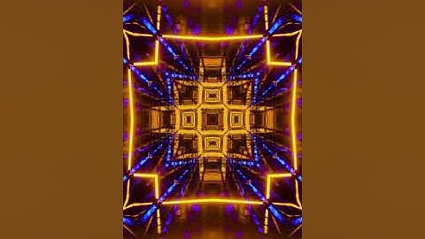flying in a tunnel with flashing yellow fluorescent lights #4kvjloop #videobackground #art