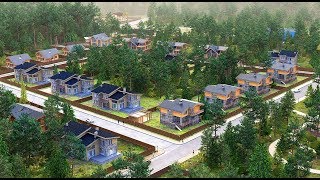 Новый коттеджный поселок Ваутутинки Luxury на Калужском шоссе 15 км| Новая Москва