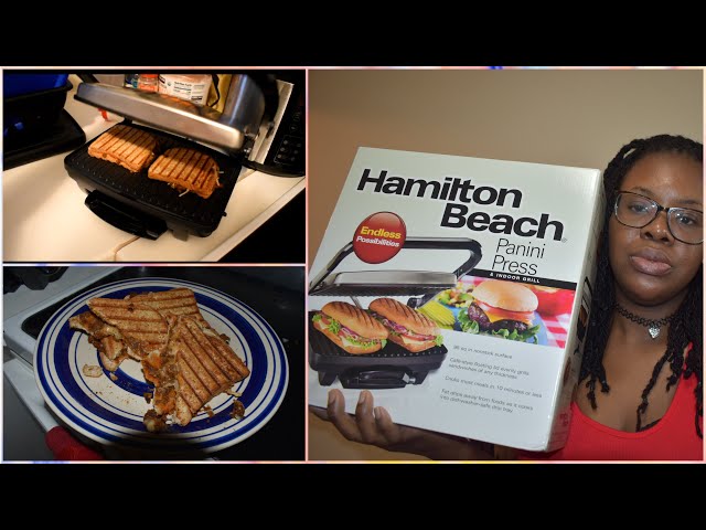 Hamilton Beach Panini Press Unboxing & Review (25460A) 