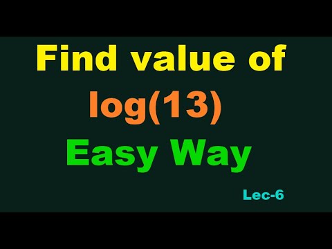 log calculation without log table in hindi || how to find value of log ...