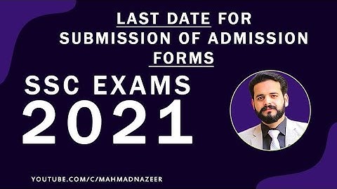 Revised Schedule For SSC Admissions 2021 | Matric Board Exams 2021 || M Ahmad Nazeer
