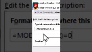 Color Every Other Row in Excel (3 Clicks Only)