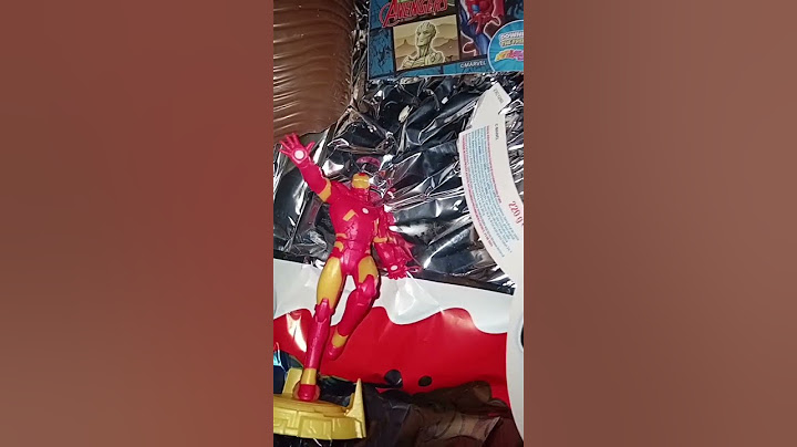 Ecco cosa è uscito nell'uovo di Pasqua kinder maxi Marvel ,Iron Man🤩🤩🤩
