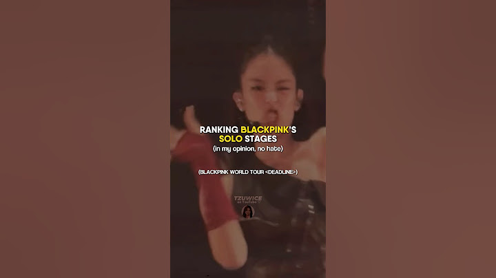 RANKING BLACKPINK’S SOLO STAGES (BLACKPINK WORLD TOUR DEADLINE) #shorts #kpop #blackpink #deadline