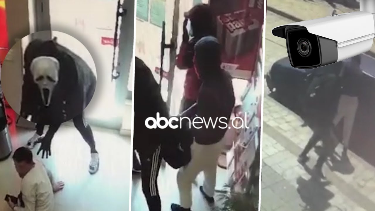 Grabitja e bankës në Koplik, makina e policisë në rrugë kur grabitësit dolën me “thasët” me para