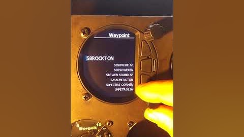 How to select a waypoint as your next navigation point