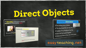 Direct Objects | Learn English | EasyTeaching