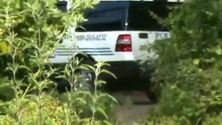 Cop hiding in the woods - SURPRISE