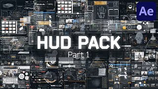 HUD Pack / Part 1 ( After Effects Template ) ★ AE Templates