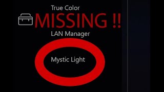 How To Fix Missing Mystic Light from Dragon Center