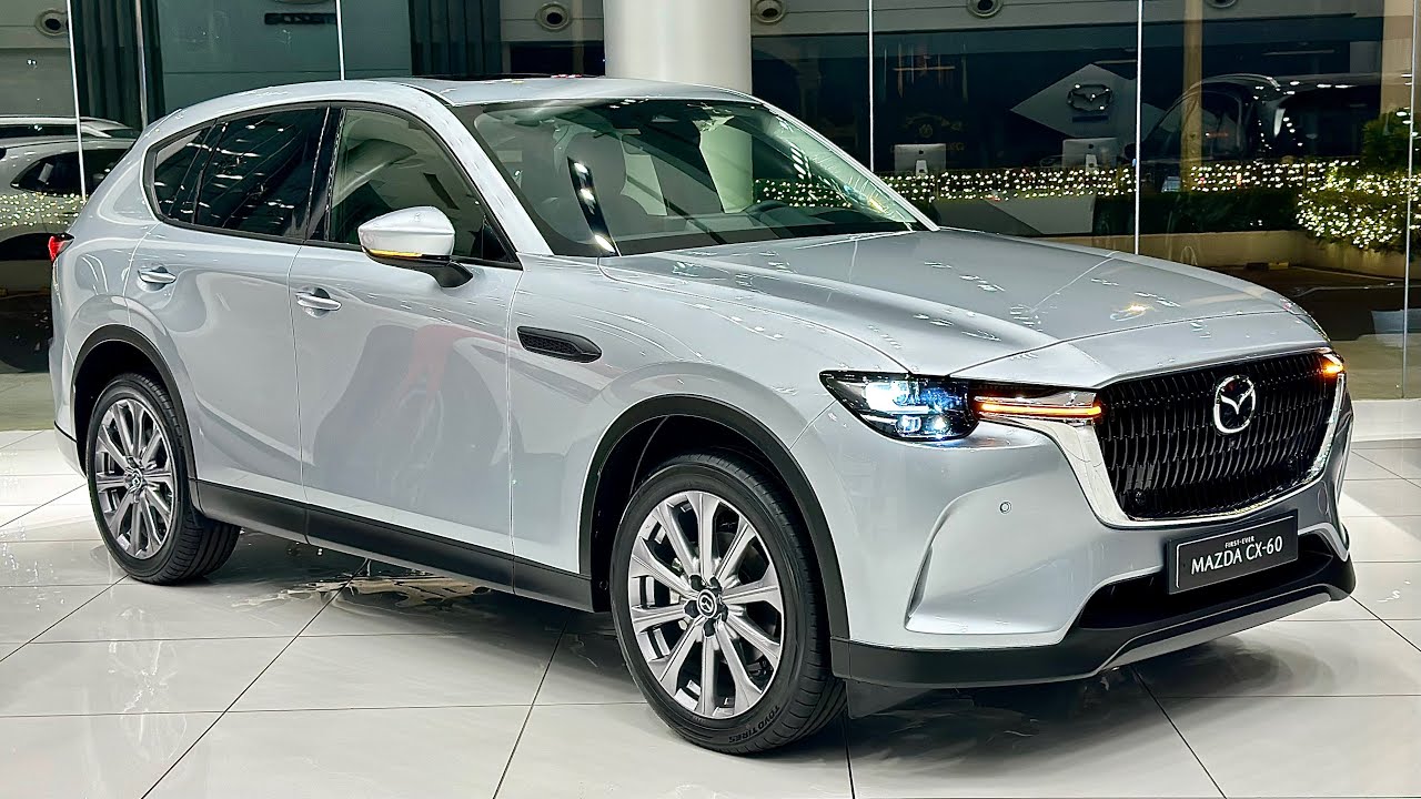 CX-60  シグニチャーウイング　シルバー New MAZDA CX-60 Exclusive Line Silver - Luxury SUV | Exterior and