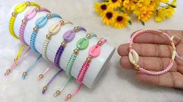 PULSEIRA DE MACRAMÊ COM BÚZIOS | COLEÇÃO CHEIRO DE MAR | @CiceroAlencar