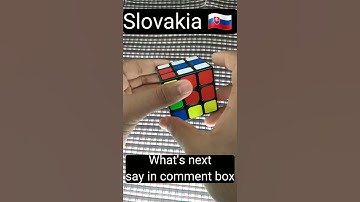WORLDS 🌎 EASIEST METHOD TO MAKE SLOVAKIA 🇸🇰 ON RUBIK