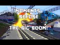 Chase train collision in minecraft animation