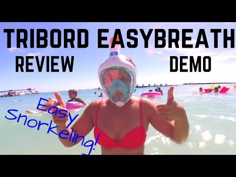 tribord-easybreath-full-face-snorkel-review---from-waikiki-hawaii!-(subea-mask)