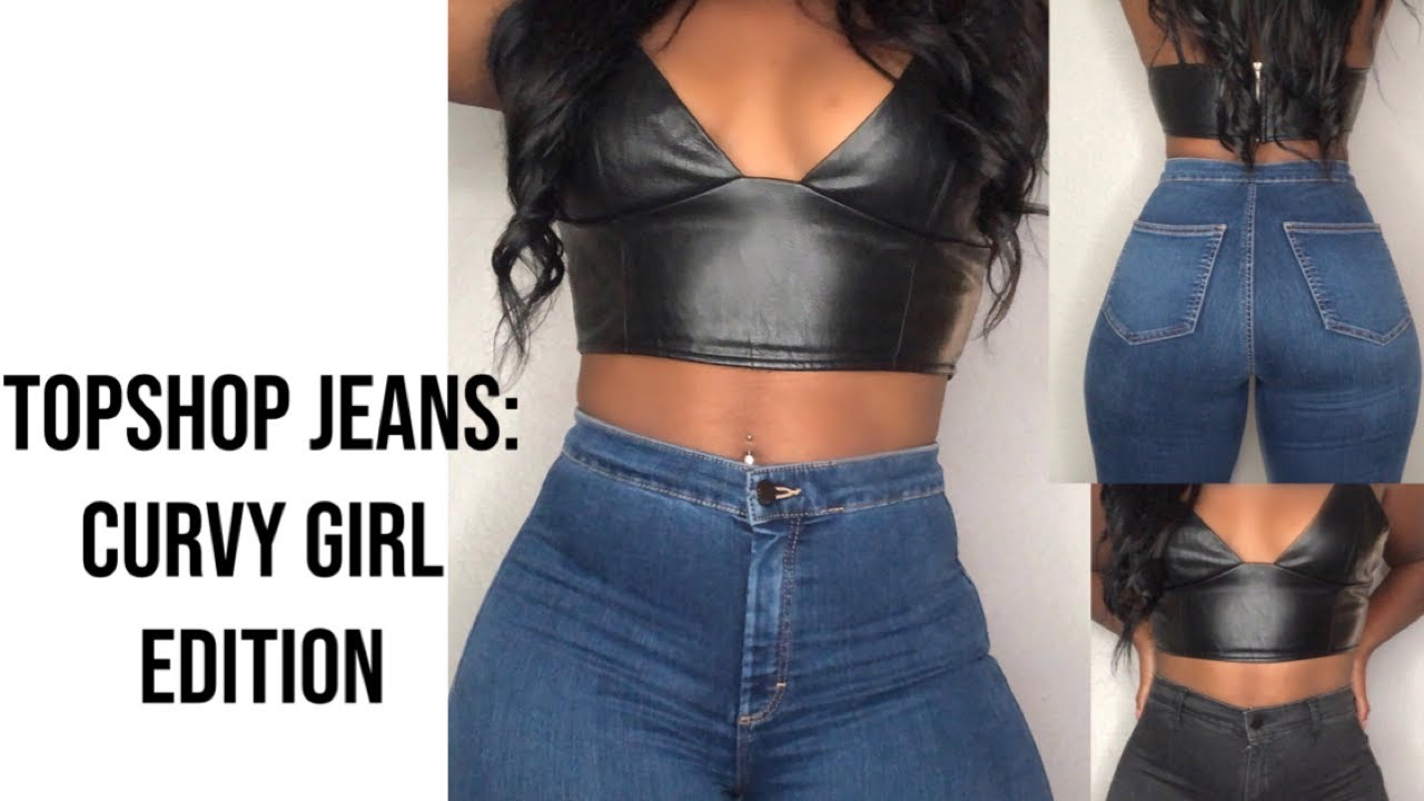 TopShop Joni Jeans Try On Review: Curvy Girl Edition | Adrienne Amanda -  YouTube