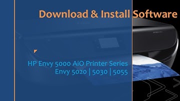 HP Envy 5055 | 5020 | 5030 printer : Download and install the full feature software