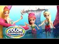Mermaid Polly Pocket Color Changers Race N Splash Pool Party Dunk Tank Disney Frozen Elsa Anna 