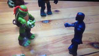 Ninja turtles vs. shredder & foot ...
