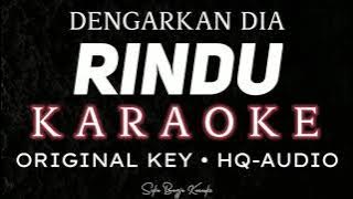 Rindu Karaoke - Dengarkan Dia | Suka Bagja Karaoke