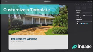 Customizing a Template | Ingage Digital Presentations