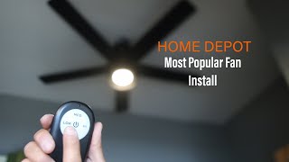 Merwry Fan // Remote control // Home Depot // Fan Install