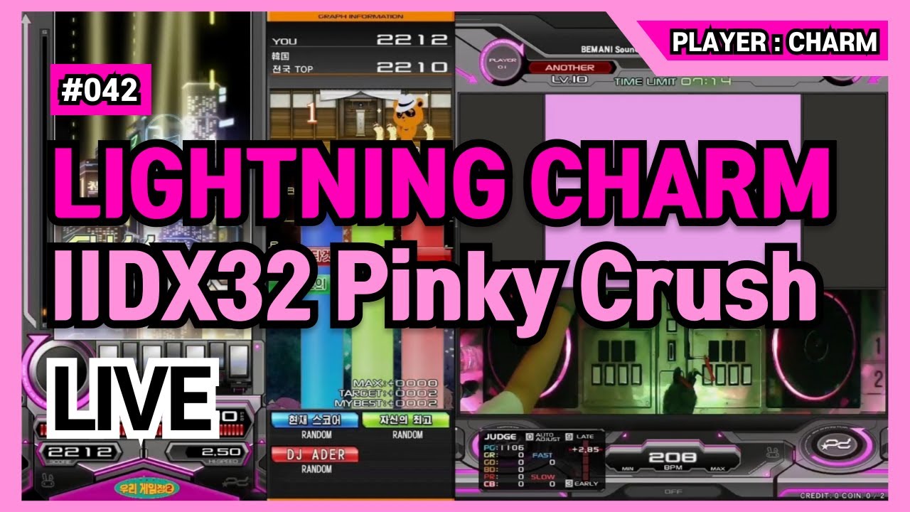 LIGHTNING CHARM] IIDX 32 Pinky Crush #042 - YouTube