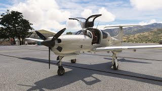 First (early access) look at the Skyward Simulations Diamond DA-50 from Orbx in Flight Simulator