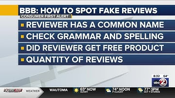 CONSUMER FIRST ALERT: Beware of fake online reviews