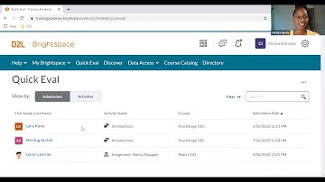 Find and prioritize student submissions quickly and easily with Brightspace