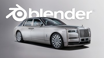 Blender Car Modeling - Rolls Royce Phantom (Live Pt. 2)