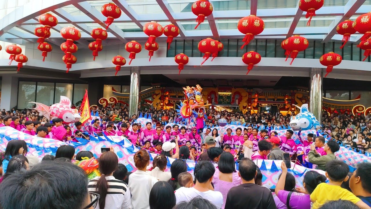 ATRAKSI NAGA SINAR CEMERLANG BHAKTI 28 DI HALAMAN A. YANI MEGA MALL | CAP GOMEH DAY 3 PONTIANAK 2026