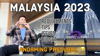 LET’S TRAVEL TO MALAYSIA 2023 Requirements