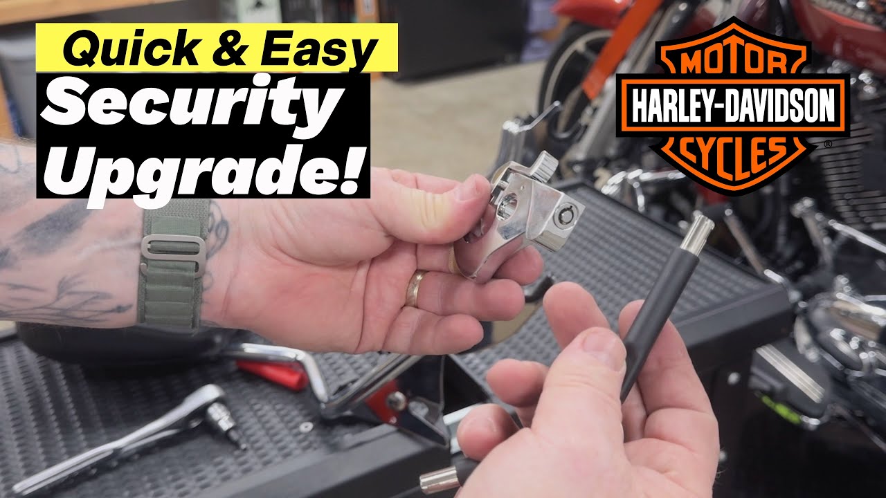Installing a Locking Security Latch System for Harley-Davidson