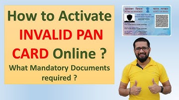 E pan card activate kaise hoga | How to activate invalid pan card online | pan card invalid | Epan