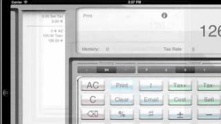 Printing Calculator for iPad: Tax Calculation screenshot 1