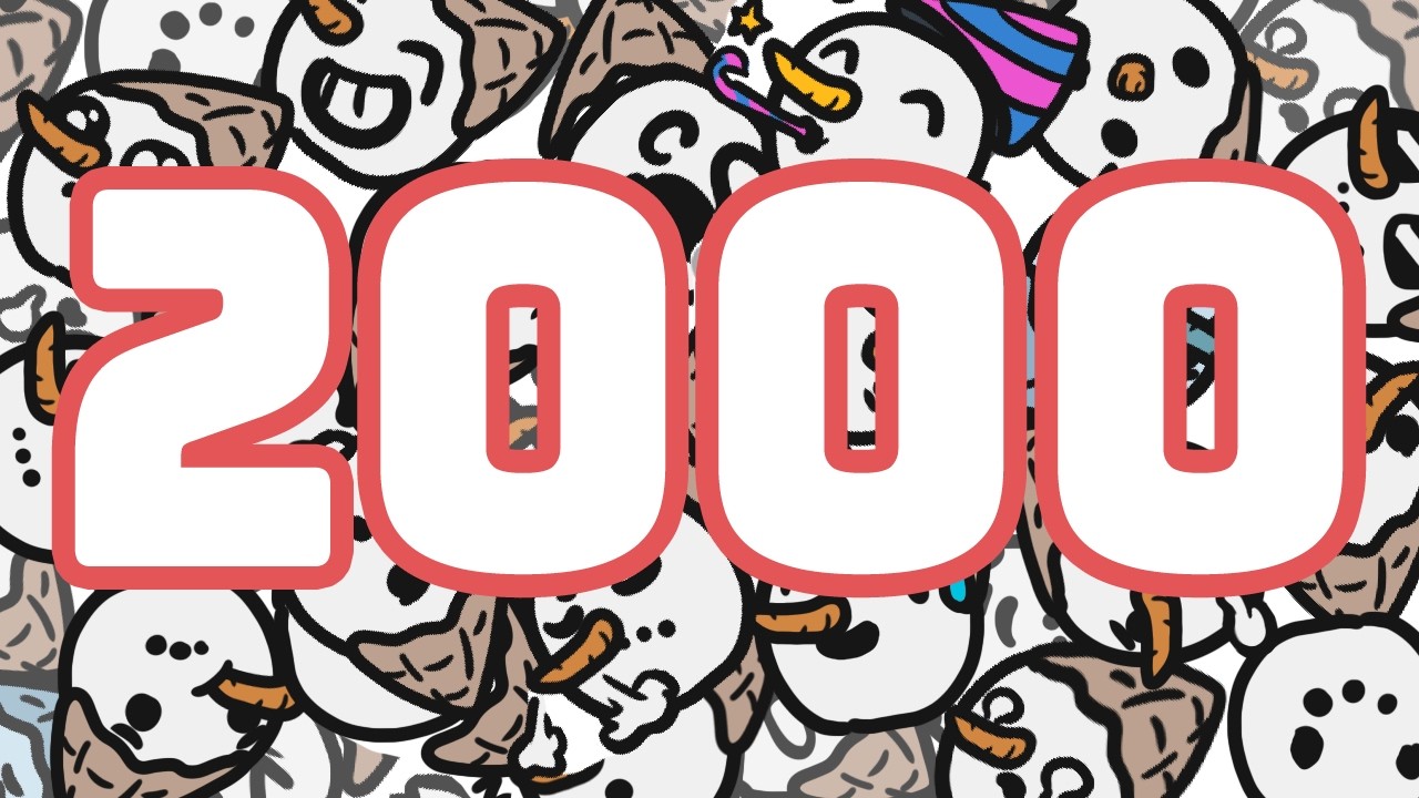 Thanks for 2000 Subscribers :D